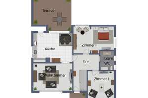 Großzügiges Einfamilienhaus mit Lagerhalle in zentraler Lage von Werlte – Die vollständige Adresse der Immobilie erhältst du vom Anbieter., 49757 Werlte – Vorschaubild 2