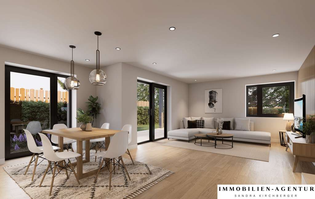 Immobilie in Pfreimd - NEUBAU - KfW 40 QNG! Zukunftssicheres Wohnen: 3-Zimmer-Erdgeschosswohnung in Pfreimd - Bild 0