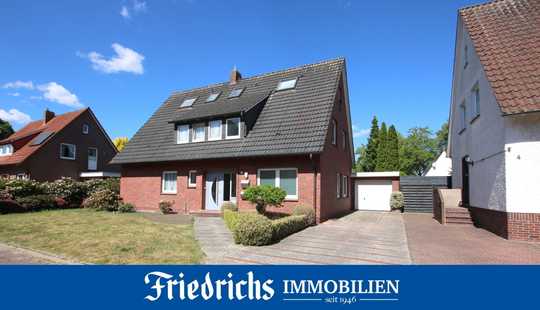 Bild von Wohnhaus -als EFH oder ZFH- mit Garage und Garten in Westerstede / zentrumsnahe Wohngebietslage