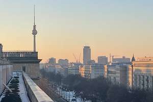 Historische Dachterrasse/ Dachgarten 1.000 m² mit sensationellem Panoramablick  in Karl Marx Allee – Karl Marx Allee 134, 10243 Friedrichshain, Berlin – Vorschaubild 6
