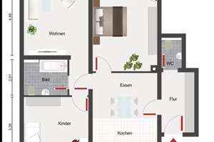 Charmantes Domizil mit Balkon – Die vollständige Adresse der Immobilie erhältst du vom Anbieter., 85057 Nordwest, Ingolstadt – Vorschaubild 4
