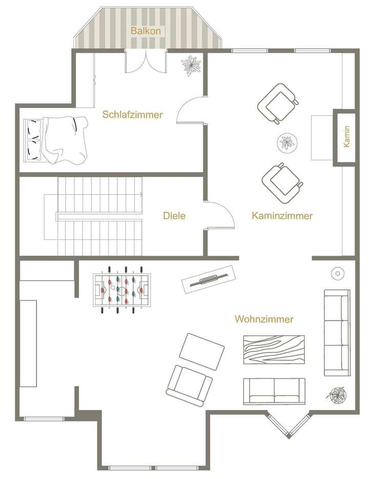 Grundriss Obergeschoss