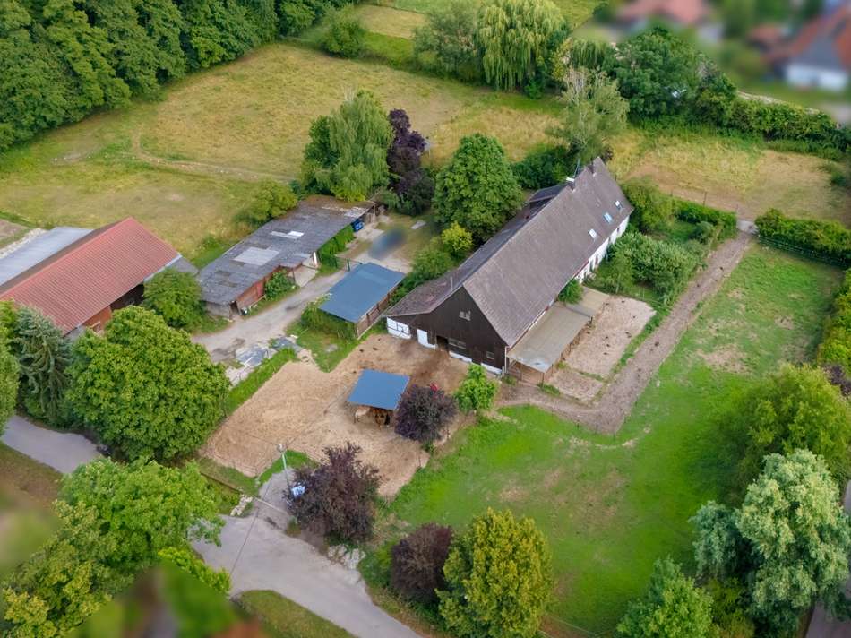 Luftansicht Hofreite