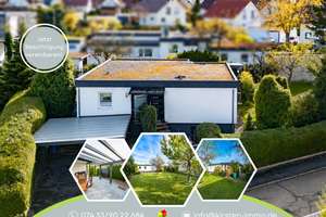 Bungalow in Balingen-Weilstetten – Sonnengrundstück, großer Garten, Garage & erneuertes Flachdach! – Die vollständige Adresse der Immobilie erhältst du vom Anbieter., 72336 Balingen – Vorschaubild 1