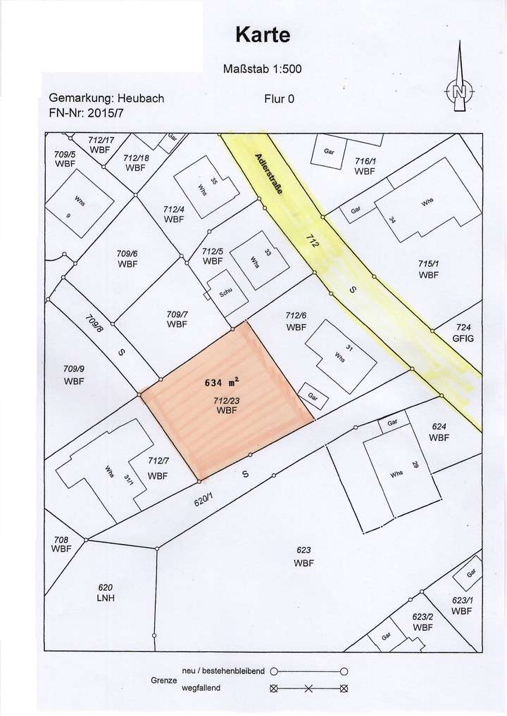 Baugrundstück Adlerstraße 634