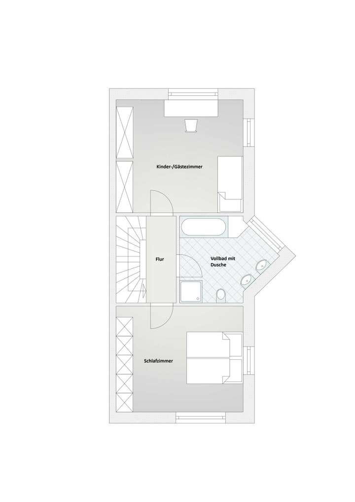 Endreihenhaus Obergeschos