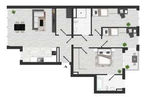 4-Zimmer-Wohnung - | Erstbezug | Balkon | barrierefrei |Tiefgarage – 4107 Zentrum-Süd, Leipzig – Vorschaubild 24
