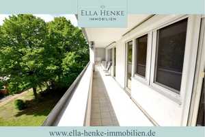 Großer Balkon + Fahrstuhl: Sonnige, großzügige 4-Zimmer-Wohnung mit Stellplatz... – Wolfsburg – Vorschaubild 1