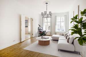 Geschmackvolle Altbauwohnung im nicht einsehbaren Hochparterre in zentraler, ruhiger Lage im beli... – Schlegelstraße 27, 10115 Mitte (Ortsteil), Berlin – Vorschaubild 1