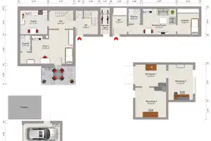 Großzügiges Zwei-Familien-Haus mit Potenzial - ca. 22.000 € Jahreskaltmiete – Südliche Weinstraße (Kreis) – Vorschaubild 12