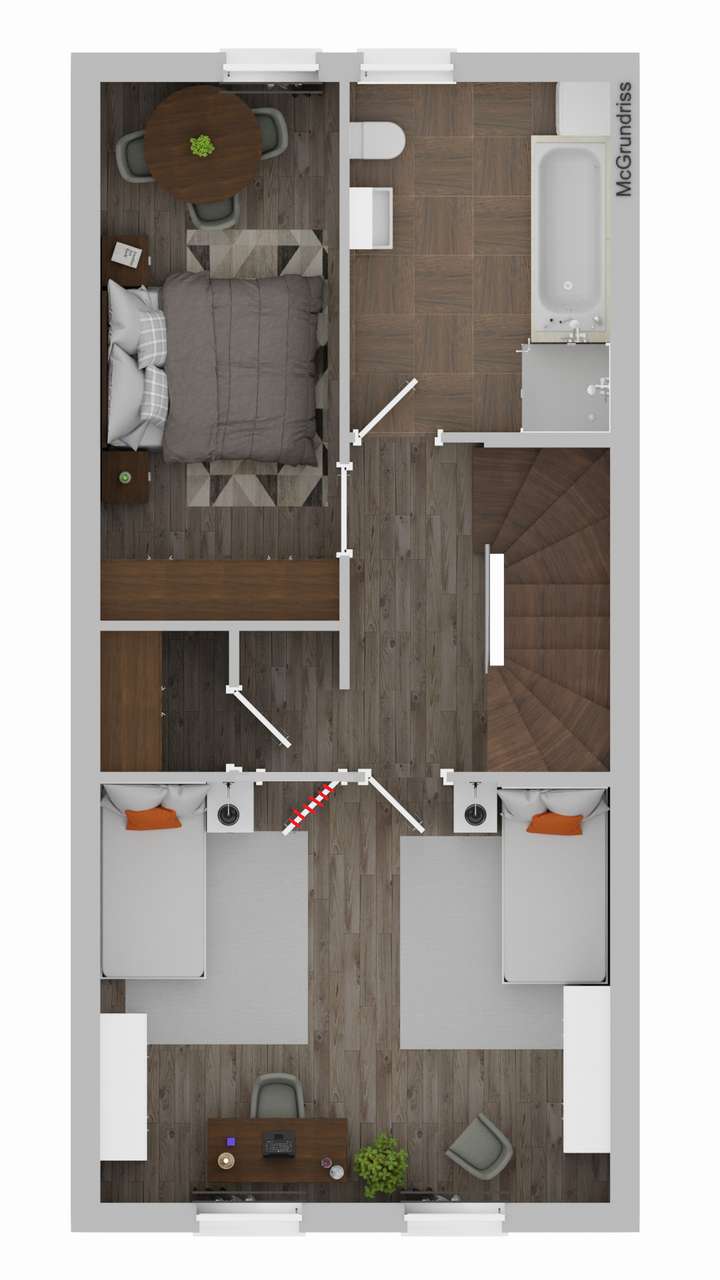 Grundriss, Obergeschoss