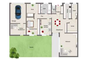 Gepflegter Kettenbungalow in gesuchter Lage von Gifhorn – Die vollständige Adresse der Immobilie erhältst du vom Anbieter., 38518 Gifhorn – Vorschaubild 9