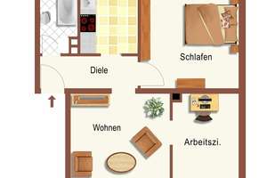 Essen Altenessen-Süd : Erdgeschosswohnung mit Potential - Eigennutzung oder Renditeobjekt – Die vollständige Adresse der Immobilie erhältst du vom Anbieter., 45326 Altenessen-Süd, Essen – Vorschaubild 17