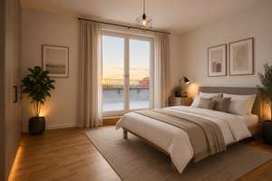 Einzigartige 2-Zimmer-Penthouse-Wohnung mit großer Dachterrasse und sensationellem 180°-Havelblick! – Die vollständige Adresse der Immobilie erhältst du vom Anbieter., 13585 Hakenfelde, Berlin – Vorschaubild 10