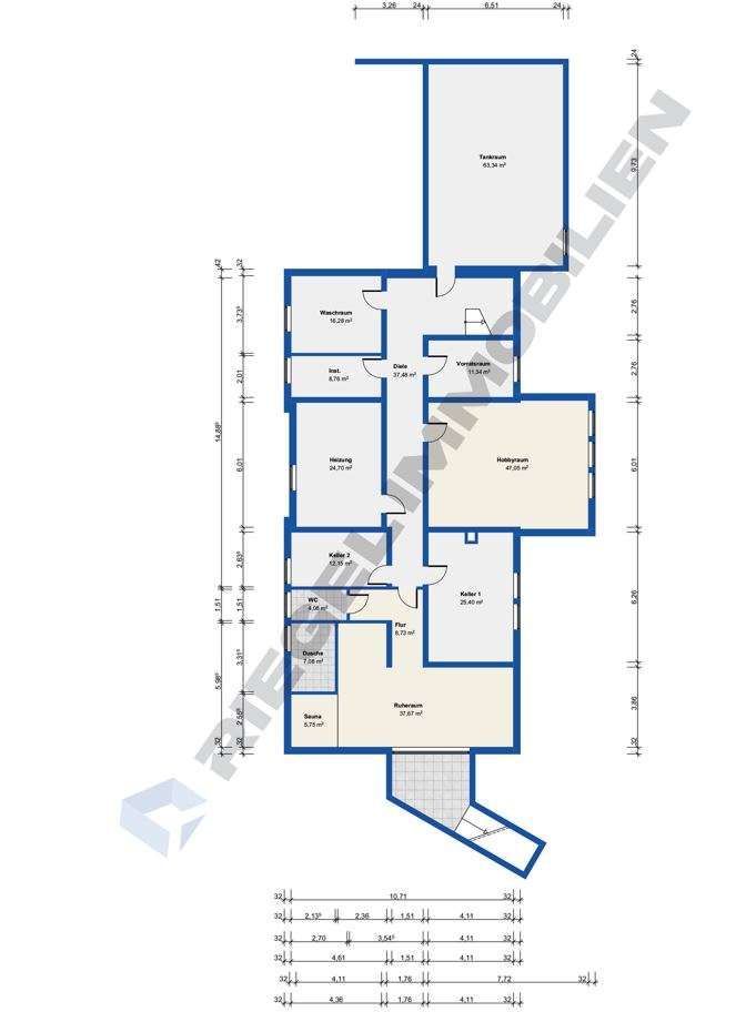Grundriss Untergeschoss