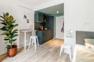 Helle 1-Zimmer (All-in) Wohnung in Ludwigshafen-Süd / Fully Furnished Single Apartment for Students – 67061 Süd, Ludwigshafen am Rhein – Vorschaubild 5