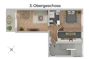 Weniger Putzen - mehr Leben! 
Moderne Zwei-Zimmer mit Balkon & durchdachtem Grundriss – Die vollständige Adresse der Immobilie erhältst du vom Anbieter., 40231 Eller, Düsseldorf – Vorschaubild 6