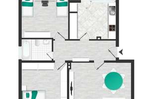 3-Zimmerwohnung mit Balkon in bester Lage von Hiltrup – 48165 Hiltrup-Mitte, Münster – Vorschaubild 13