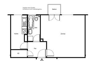 Nachmieter gesucht ab 01.07.2026 1-Zimmer-Wohnung mit Balkon in Stadtlage – Dehnhardtstr. 74, 60433 Eschersheim, Frankfurt am Main – Vorschaubild 6