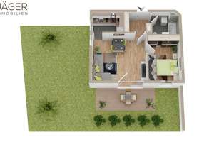 Neuwertige 2-Zimmer-Wohnung mit großem Garten und Energieeffizienz A+ – 80687 Sankt Ulrich, München – Vorschaubild 9