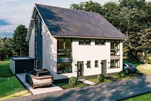 Baupartner gesucht: Neubau-Doppelhaushälfte! Schlüsselfertig, 115 m², inkl. großem Grundstück! – Egilweg -, 40233 Düsseldorf – Vorschaubild 1