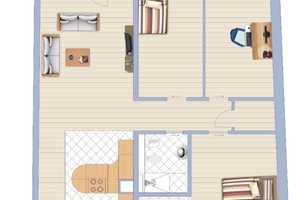 4 Zimmer Wohnung mit Südbalkon, Tiefgaragenstellplatz und Einbauküche – Kleemannstraße 20, 70372 Stuttgart – Vorschaubild 2