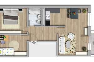 Moderne 3-Zimmer-Wohnung mit großem Balkon in ruhiger Lage! – Astonstraße 60, 39116 Sudenburg, Magdeburg – Vorschaubild 11