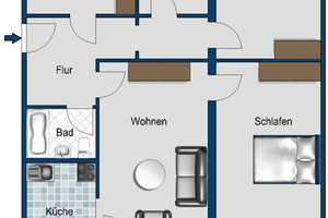 Wir sanieren: große 5-Zimmerwohnung mit Balkon! – Finsterwalder Str. 27, 1239 Dresden – Vorschaubild 2