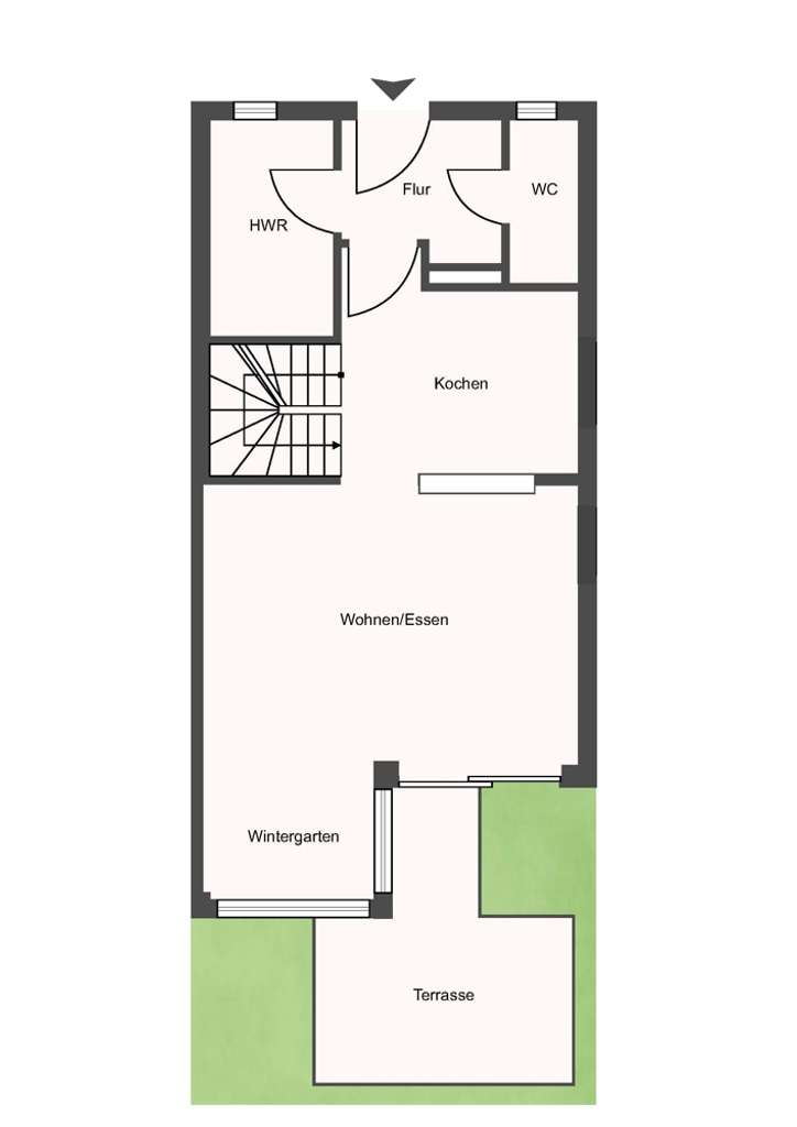 Immobilie in Breckerfeld - Modernes Reihenmittelhaus - Neubau - Garage - Terrasse - Garten - Wintergarten - - Bild 3