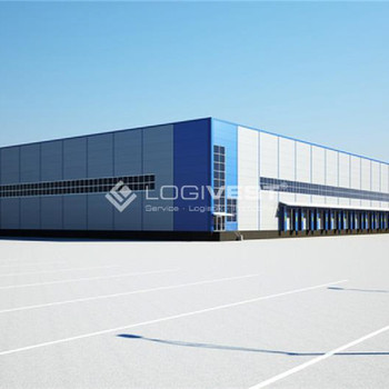 Projektierter Neubau einer Lager- und Logistikhalle nahe der Bundesautobahn A 1