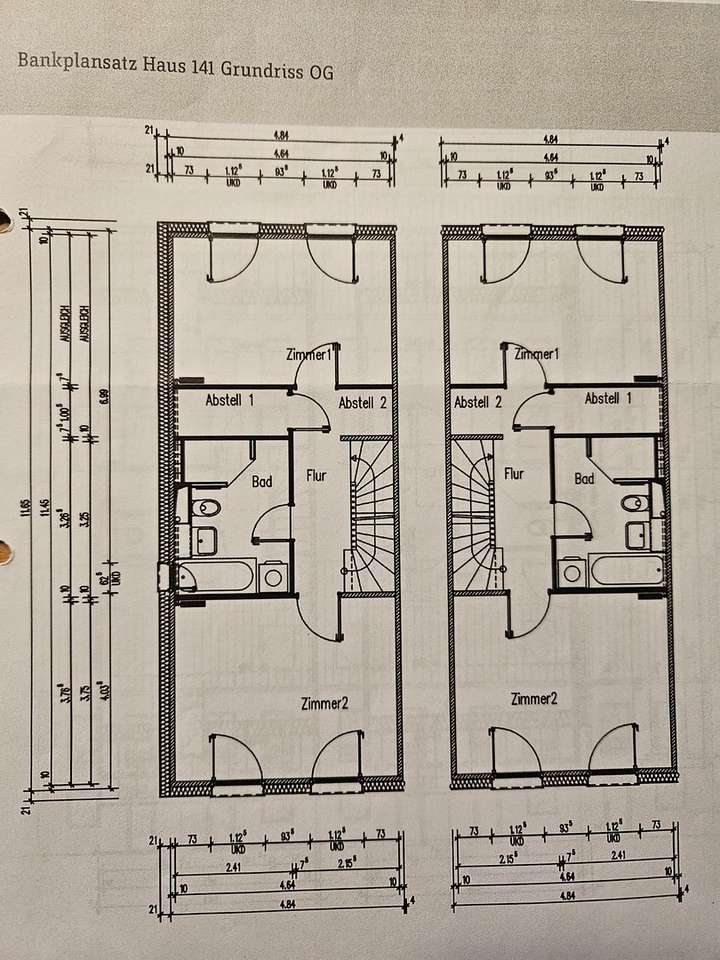 1.OG Linker Grundriss