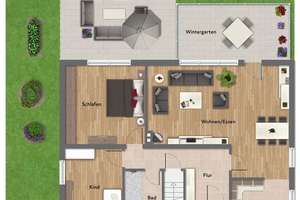 Haus-im-Haus! Sanierte 3-Zi.-Gartenwohnung mit weiterer Nutzfläche im Untergeschoss – Die vollständige Adresse der Immobilie erhältst du vom Anbieter., 93077 Bad Abbach – Vorschaubild 12