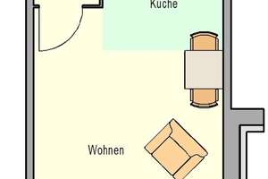 Schöne 1-Raum-Wohnung in Rostock - Lichtenhagen – Teterower Straße 3, 18109 Lichtenhagen, Rostock – Vorschaubild 3