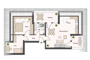 Sofort bezugsfrei | Maisonettewohnung mit ZWEI Terrassen| TG-Stellplatz | Fußläufig in den Auwald | – Die vollständige Adresse der Immobilie erhältst du vom Anbieter., 4159 Wahren, Leipzig – Vorschaubild 24