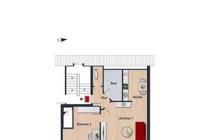Singles aufgepasst! Zentrale 2-Zimmer-Wohnung sucht einen Nachmieter // DG rechts – Lönsstr. 3, 38440 Stadtmitte (Ortsteil), Wolfsburg – Vorschaubild 3