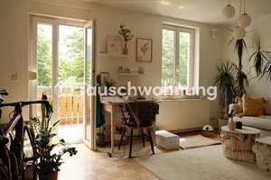 Tauschwohnung: Helle Maisonette mit Neckarblick und Balkon - 72qm - 815€