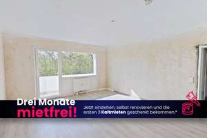 SELBST RENOVIEREN UND SPAREN: Große 4-Zimmer-Wohnung mit BALKON und viel Lichteinfall – 48159 Kinderhaus-West, Münster – Vorschaubild 1