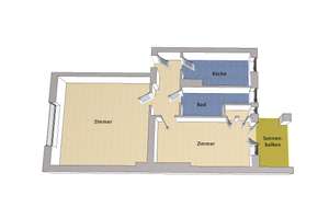 IMMOBERLIN.DE - Exklusive 2-Zimmer-Wohnung mit Sonnenbalkon im Plänterwald – Die vollständige Adresse der Immobilie erhältst du vom Anbieter., 12435 Plänterwald, Berlin – Vorschaubild 6