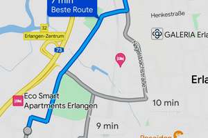 Helle 1 Zimmer Wohnung mit großer Loggia in zentraler Lage in Erlangen Süd – Johann-Jürgen-Straße 9, 91052 Anger, Erlangen – Vorschaubild 7
