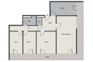 Krefeld-Uerdingen: komplett modernisierte 4-Zimmerwohnung mit großem Balkon und Einbauküche! – Die vollständige Adresse der Immobilie erhältst du vom Anbieter., 47829 Uerdingen, Krefeld – Vorschaubild 16