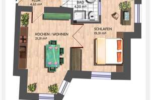 ATTRAKTIVE KLEINE 2-ZIMMER-WOHNUNG – Alfred-Hess-Straße 25, 99084 Brühlervorstadt, Erfurt – Vorschaubild 15