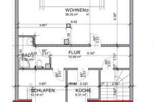 Helle, frisch modernisierte 2-Zimmer-Wohnung in ruhiger Lage von Darmstadt-Eberstadt – Die vollständige Adresse der Immobilie erhältst du vom Anbieter., 64297 Eberstadt, Darmstadt – Vorschaubild 5