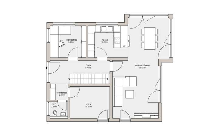 Grundriss Erdgeschoss