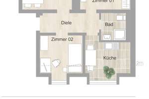 *** Altbauflair in Schlossparknähe! Sanierte DG-Wohnung mit Duschbad! *** – Fürstäbtissinstr. 51, 45355 Borbeck-Mitte, Essen – Vorschaubild 20