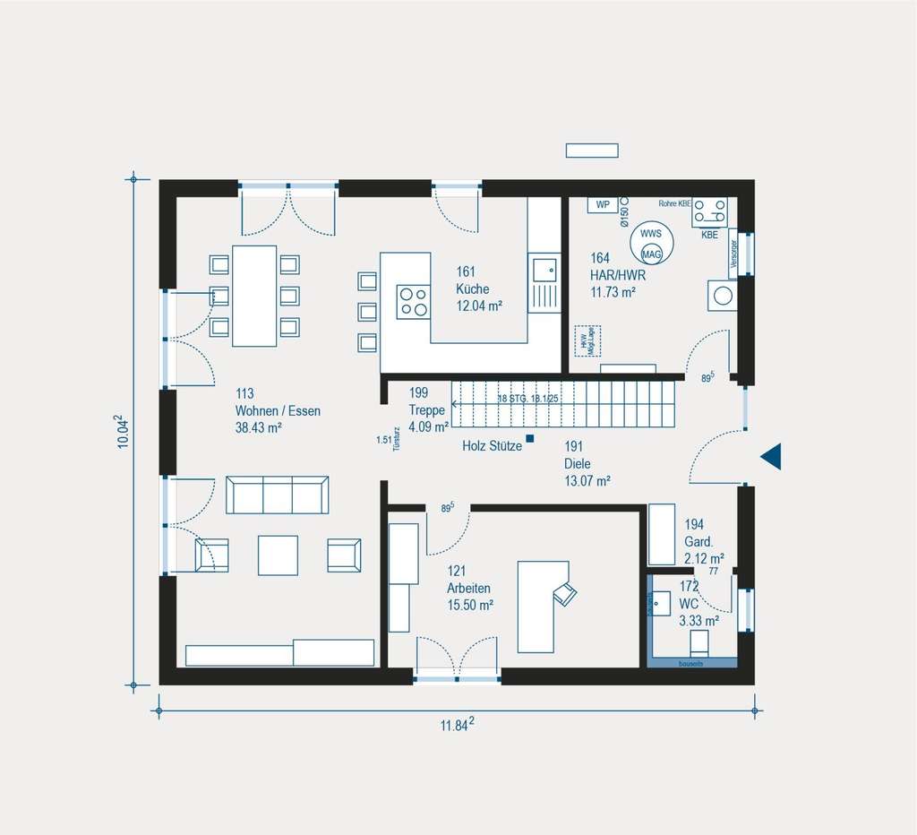 Immobilie in Au in der Hallertau - Neubau mit individuell planbarem Grundriss - Bild 3
