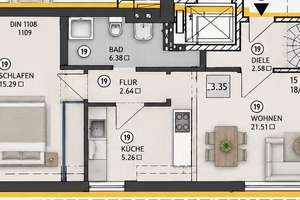Maisonette-Traum am Bordeuxplatz - 3 Zimmer Altbauwohnung mit Alpenblick über den Dächern Münchens – 81667 Haidhausen Nord, München – Vorschaubild 18