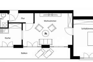 Moderne, hochwertig sanierte 2-Zimmer-Wohnung mit großem Balkon in Bestlage Maxvorstadt/St.-Benno – Loristraße 20, 80335 St. Benno, München – Vorschaubild 11