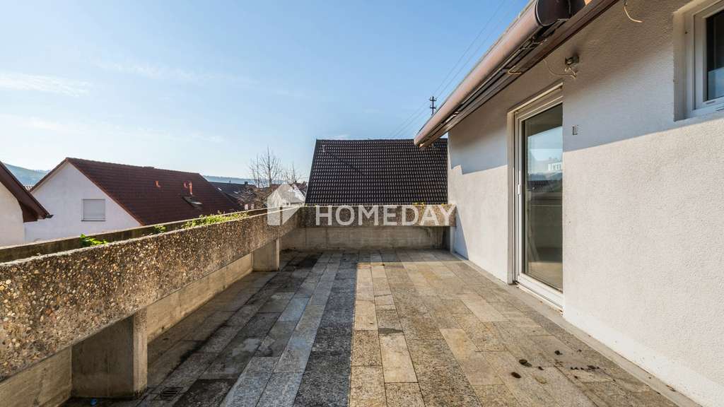 Immobilie in Oberstenfeld - Stilvoll modernisierte 3-Zimmer-Wohnung mit großer Sonnenterrasse und Einbauküche - Bild 2