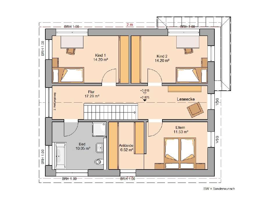 Grundriss Dachgeschoss