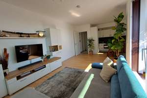 3-Zimmer, 2 Bäder, Einbauküche, 3 Jahre alt, 9 qm Balkon, FBH, Videogegenspr., Handtuchheizkörper – Zenzel Mühsam-Str. 15, 81735 Neuperlach, München – Vorschaubild 3